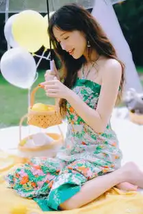 组图金莎郊游写真化身日系少女穿花裙吃柠檬仙气十足