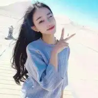 女生蓝色系头像小清新2019微信头像图片大全
