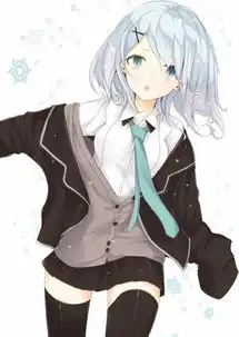 蓝色系女生动漫壁纸动漫