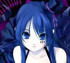 求两个qq头像要像这种有蓝色的动漫头像不是要自定义头像的方法,而是要图片