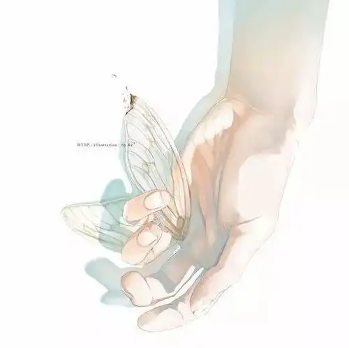 人物插画唯美系列男人