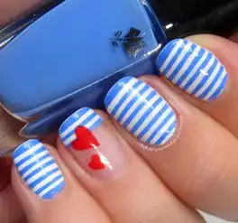 美甲图片2018新款式适合夏天的小清新美甲图片