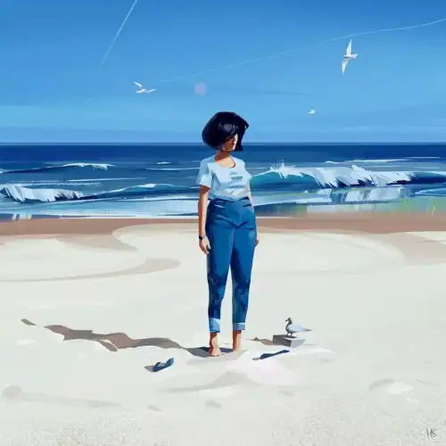 简洁的色块干净明了的画面,组成一幅幅洗涤心灵的美