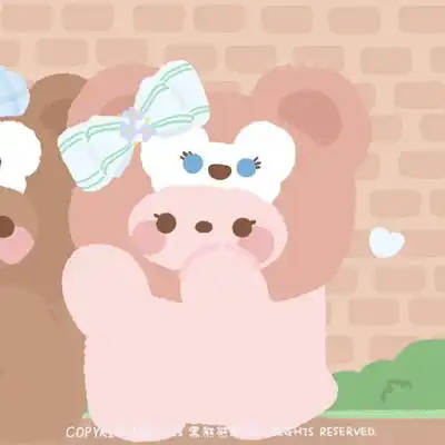 2023最新超萌可爱兔子小熊二次元情侣头像我要个性网