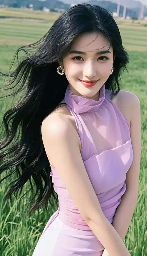 美女壁纸丨紫色系妩媚动人,简直美极了