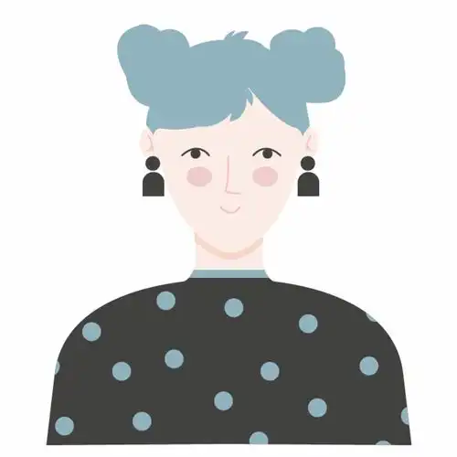 黑白卡通头像手绘微信