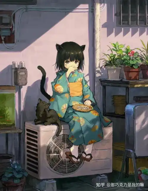 女生头像猫咪卡通少女系