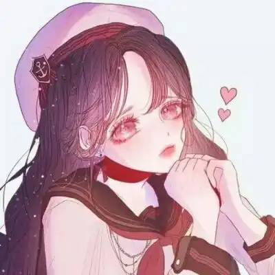 闺蜜头像卡通两张超萌