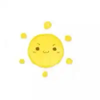萌系小太阳手绘头像简单手绘小太阳头像