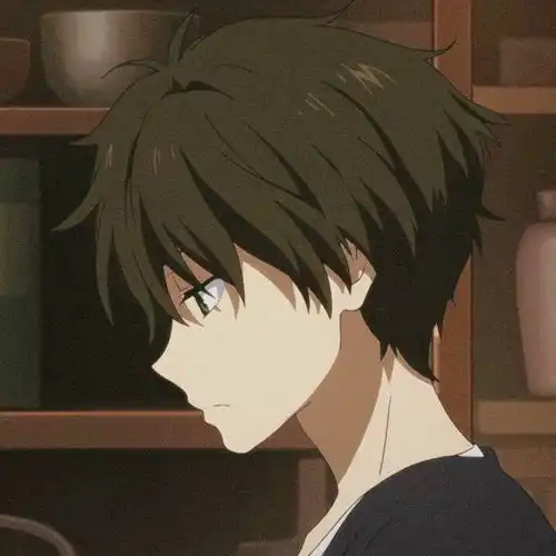 卡通人物男头像折木奉太