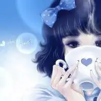 卡通头像唯美小清新放不