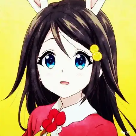 蓝色可爱甜美动漫头像