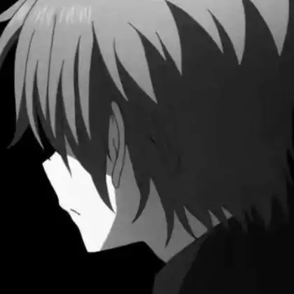 黑白动漫男头温柔拯救不了孤独