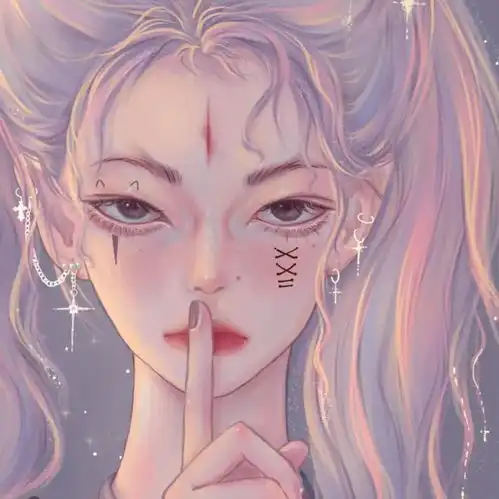 古风动漫粉色系头像恰到好处的孤独是美好