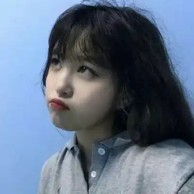 女生头像蓝色系网红女生头像高清