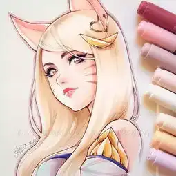 手绘美到犯规吸粉89万,确认眼神是自带仙气的美少女