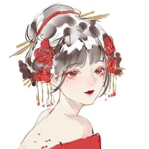 欲系古风女头图片动漫头