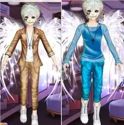 qq炫舞帮我配套男装,写上名字,不要收卷不要紫,便宜点