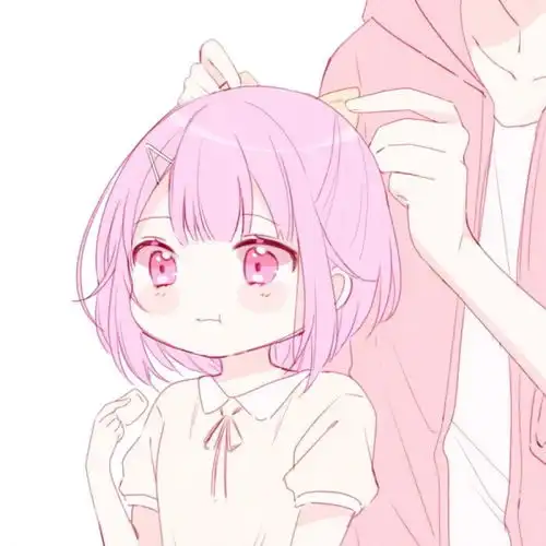 粉色系动漫情头始终如一才难能可贵