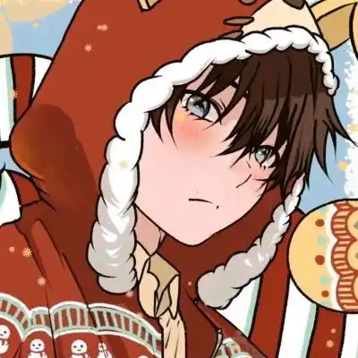 圣诞节动漫情侣头像