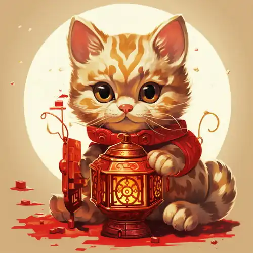 简约卡通3d招财猫素材图片海报设计下载请至来源处