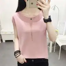 2020超火无袖针织衫内搭夏季上衣韩版百搭宽ins潮女