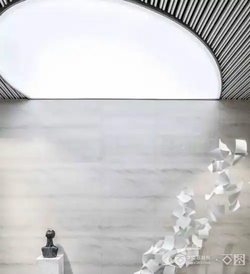 光影绰约诠释大理石灰系质感,打破常规才是高级格调