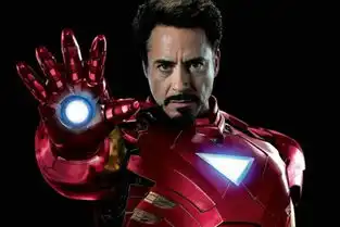 卡通钢铁侠头像图片唐尼