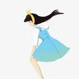 可爱手绘小清新少女插画图片素材其他格式下载动漫人物大全