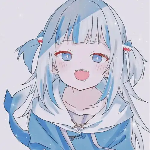 元气满满的蓝色系动漫女头