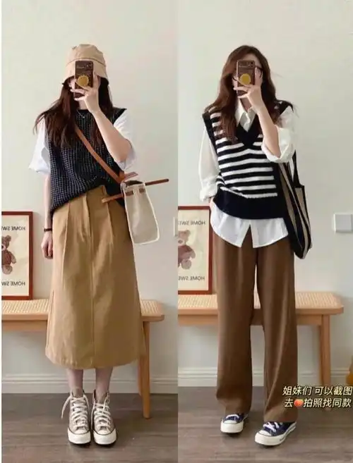 早春日系风穿搭,可甜可盐,气质美女来袭