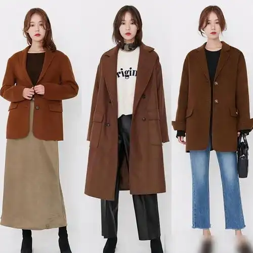 温柔的女生最养眼,试试韩系秋冬甜美气质穿搭,上班约会两不误