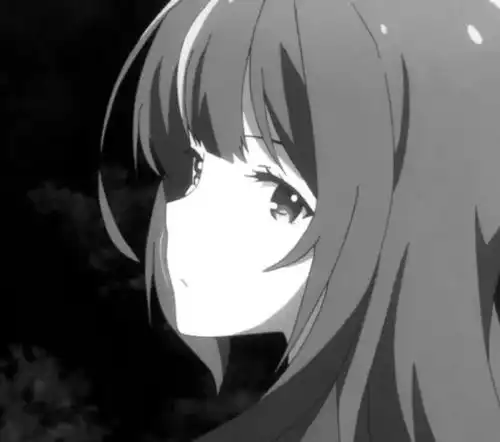 动漫女头丧系黑白