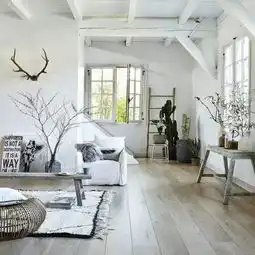 这样简约大方的北欧风客厅,客人来了都不想走