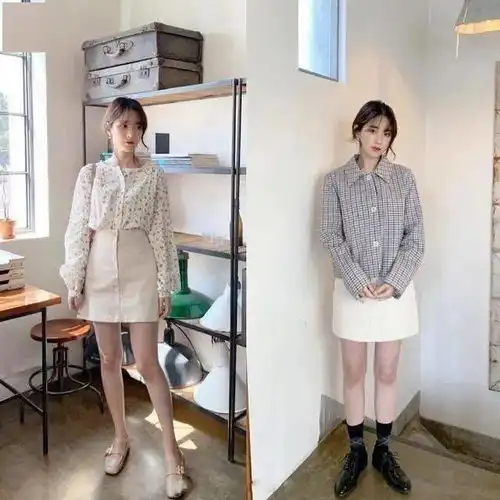 韩系甜美穿搭,优雅闲适的日常搭配