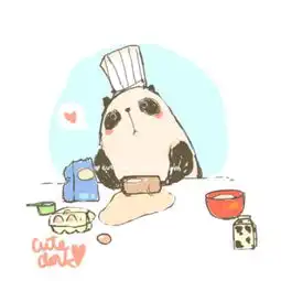 萌萌哒卡通熊猫头像
