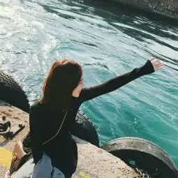 2017唯美小清新女生头像秋冬系列好看的甜美女生头像