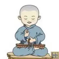 打坐动漫头像女