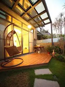 露天花园布置摆放图