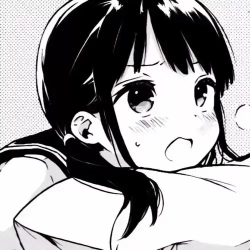 50张绝美的黑白动漫女生头像