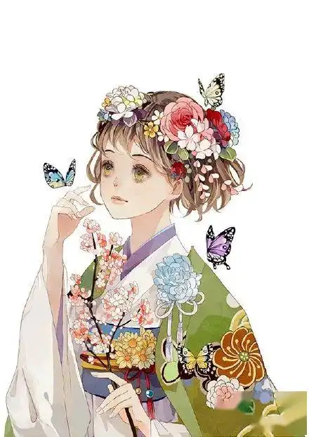 太太画的古风簪花美女人物组图,也太有感觉了吧
