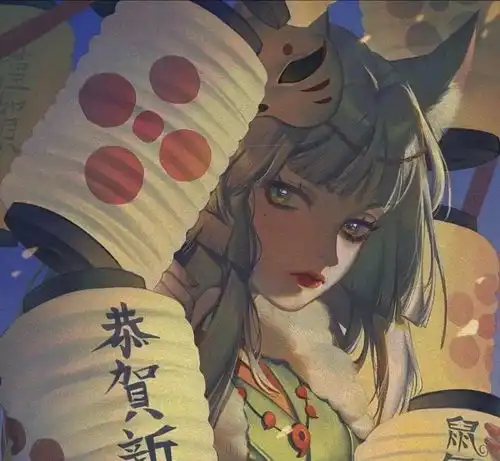 插画女头像系列