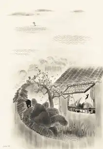 黑白古风插图系列2