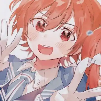 女生头像简约风系动漫搞