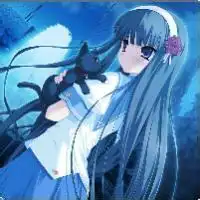 求动漫蓝色制服女生越多越好