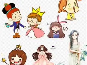 手绘彩绘卡通时尚美女png素材图片模板下载20.16mb美女大全人物形象