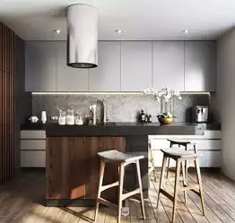 正流行无把手橱柜,实用更好看