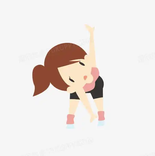 卡通运动小人健身健身的女孩png图片素材下载小人png熊猫办公