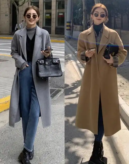 会穿大衣才是真搭配高手,瞧这种随意穿法,跟着学你稳赢