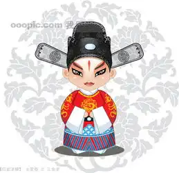 卡通京剧人物矢量素材18图片素材ai格式下载大全人物形象